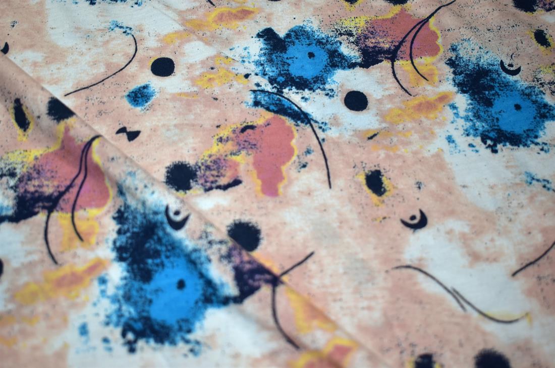 Printed Brushed/Jersey Fabric
