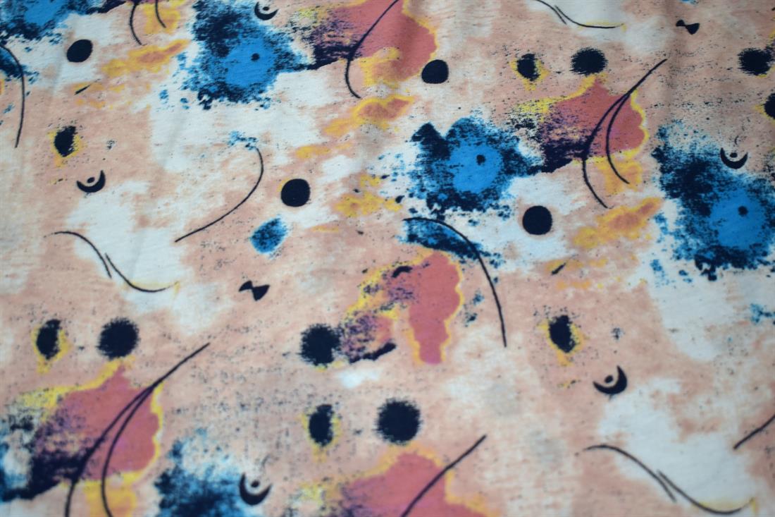 Printed Brushed/Jersey Fabric