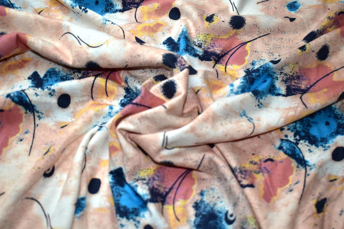 Printed Brushed/Jersey Fabric