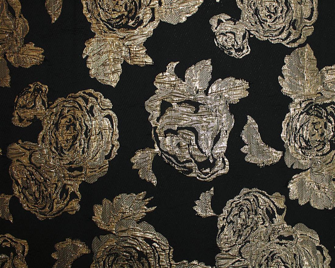Metallic Flowers Brocade