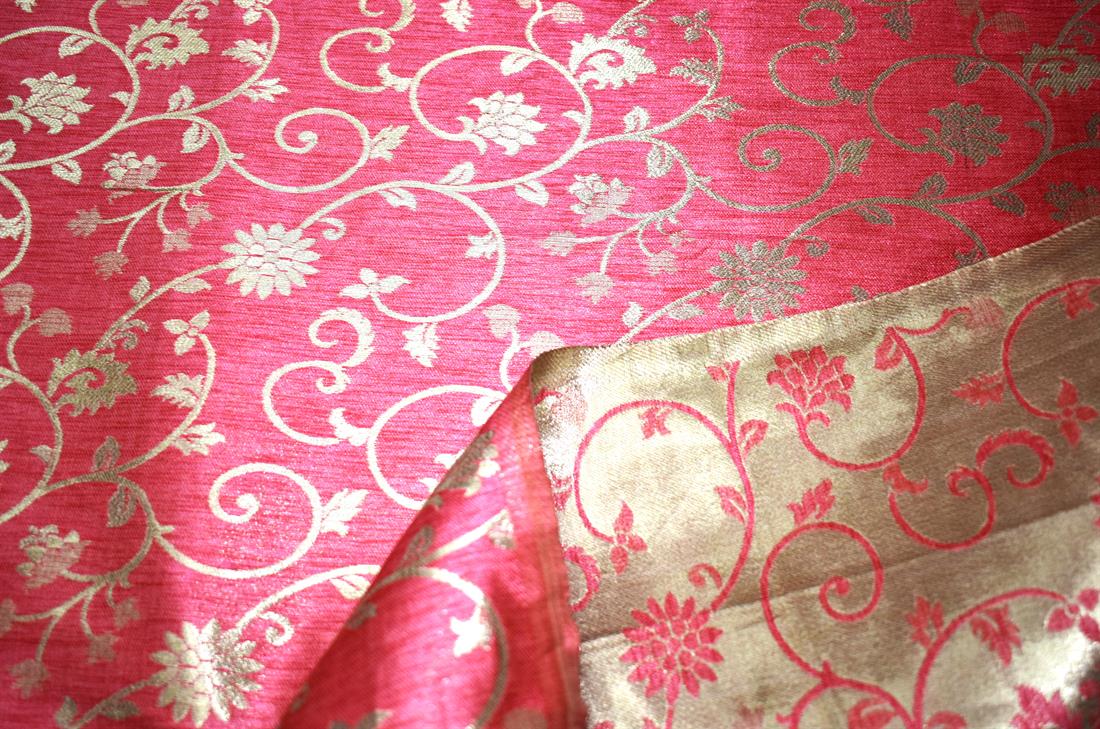 Printed Quality Brocade Fabric
