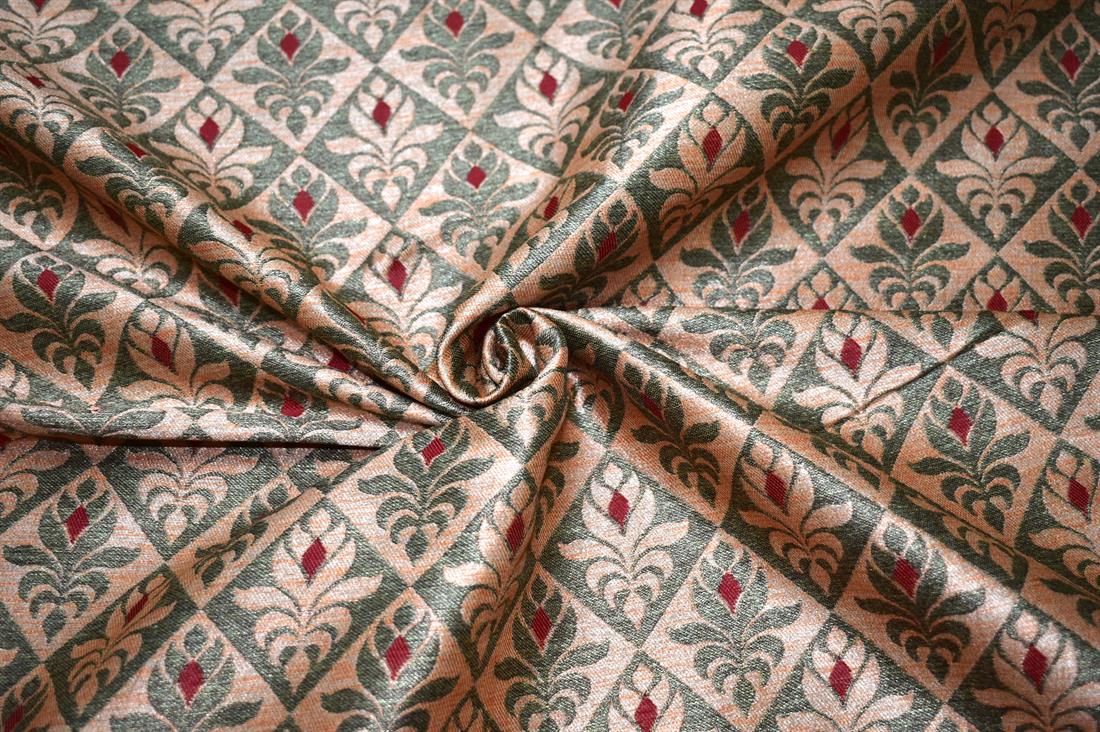 Printed Quality Brocade Fabric