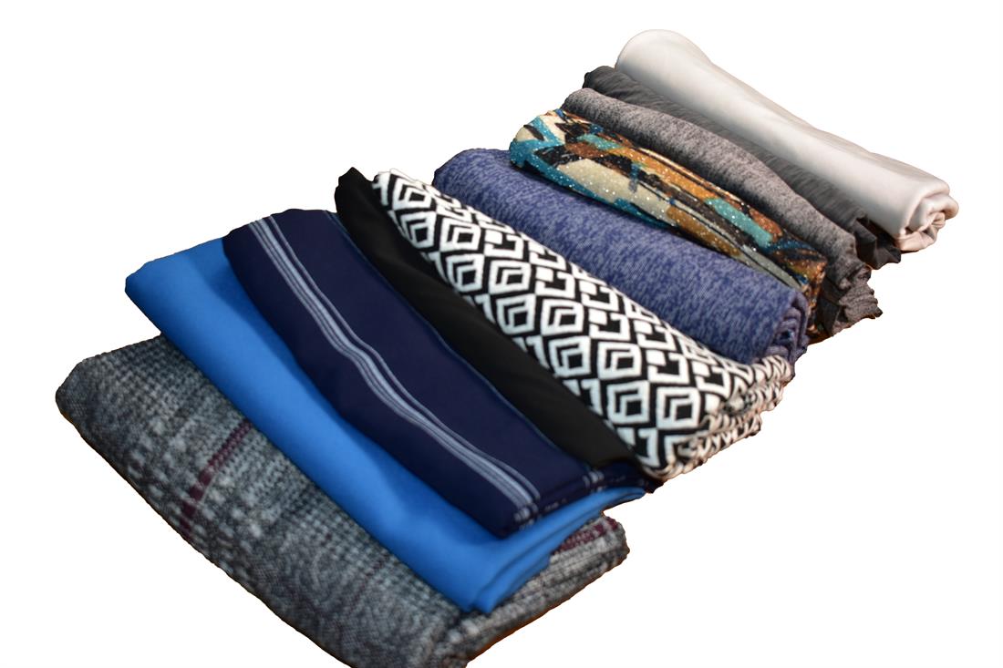 Mix Fabrics Bundle Offer with 10Pcs Polyester Jersey