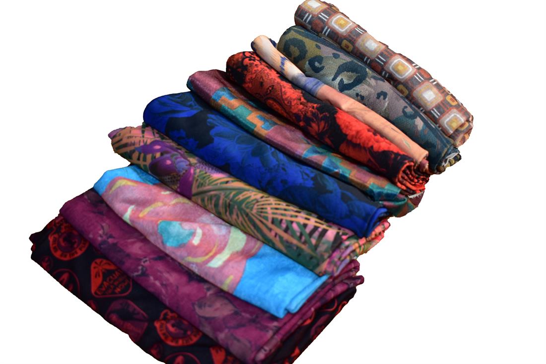 Mix Fabrics Bundle Offer with 10Pcs Polyester Jersey