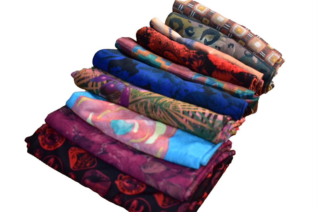 Mix Fabrics Bundle Offer with 10Pcs Polyester Jersey