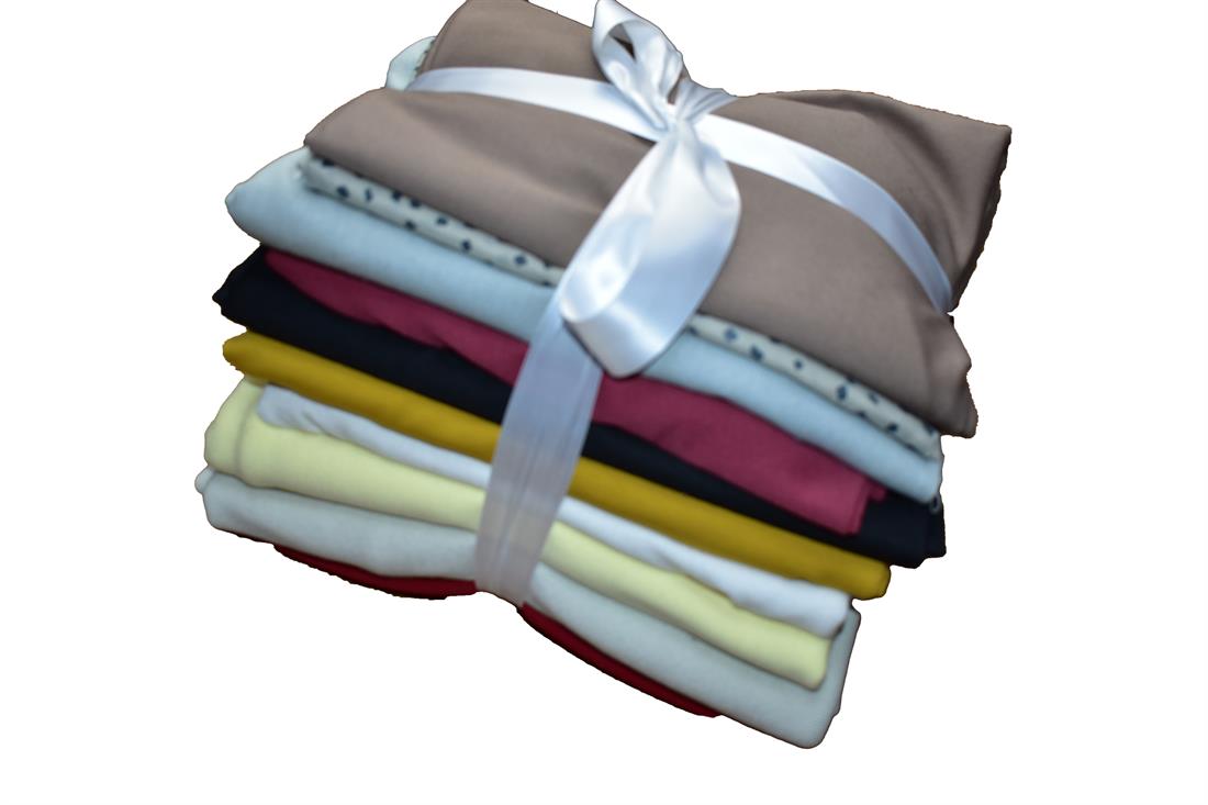 Mix Fabrics Bundle Offer with 10Pcs Polyester Jersey