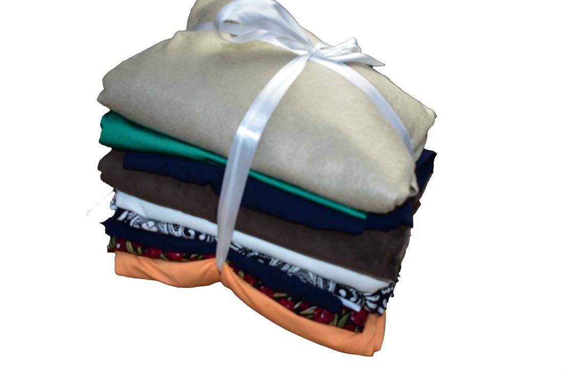 Mix Fabrics Bundle Offer with 10Pcs Polyester Jersey