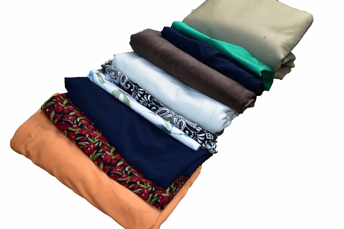 Mix Fabrics Bundle Offer with 10Pcs Polyester Jersey