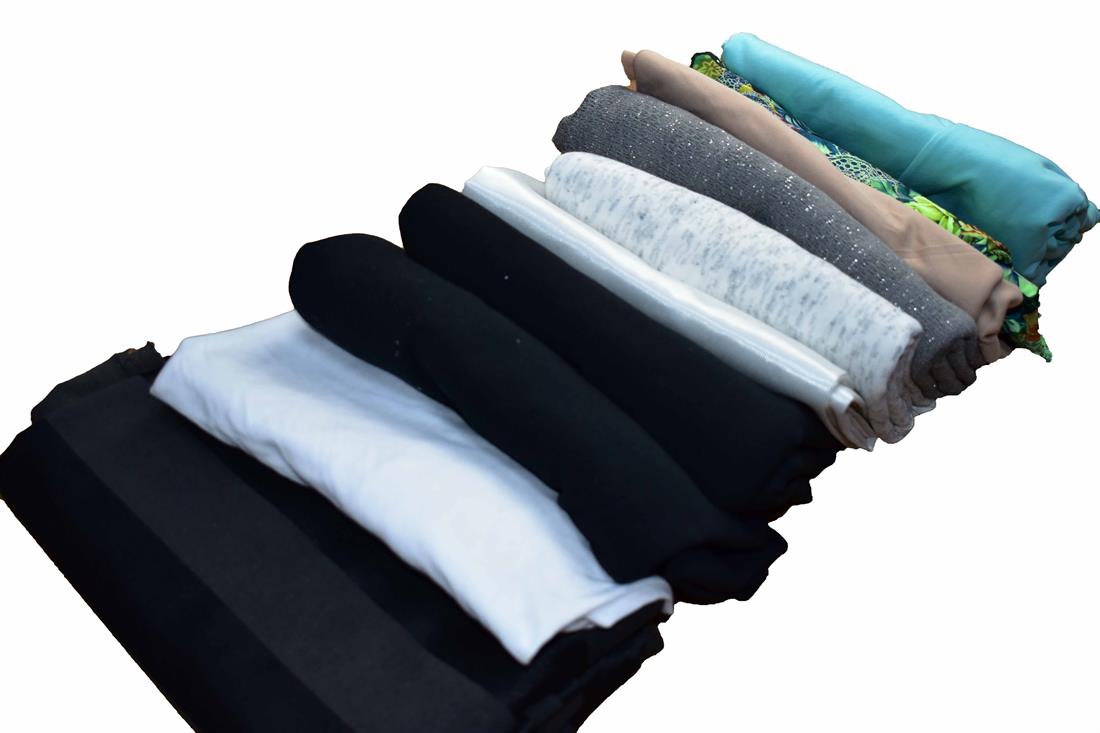 Mix Fabrics Bundle Offer with 10Pcs Polyester Jersey