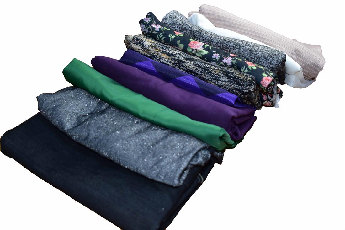 Mix Fabrics Bundle Offer with 10Pcs Polyester Jersey
