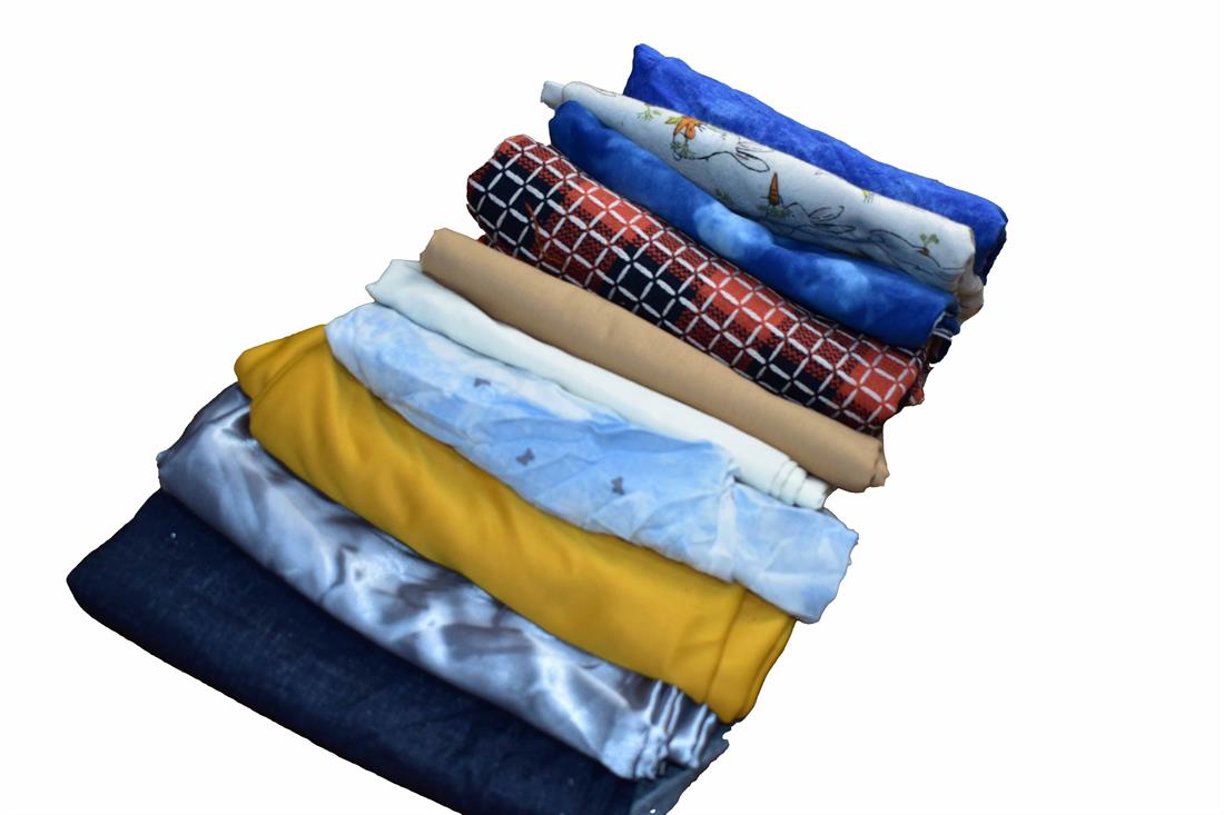 Mix Fabrics Bundle Offer with 10Pcs Polyester Jersey