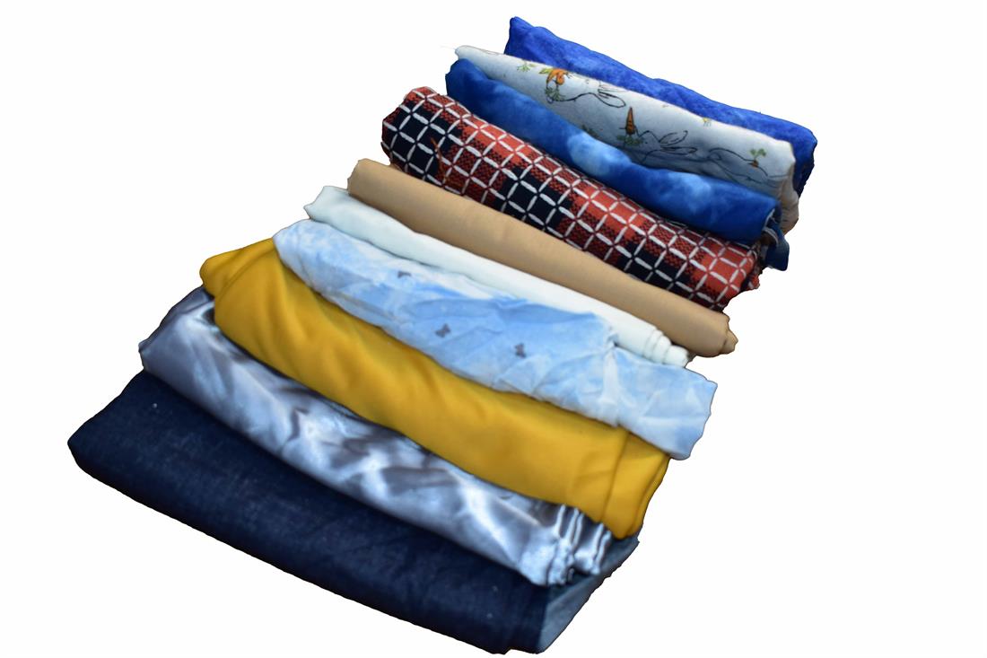 Mix Fabrics Bundle Offer with 10Pcs Polyester Jersey