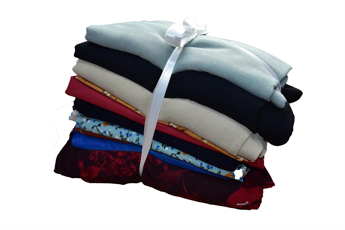 Mix Fabric Bundle Offer with 10Pcs Polyester Jersey