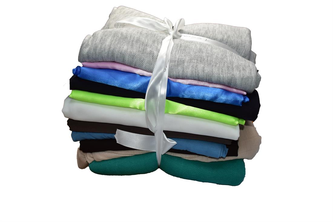 Mix Fabric Bundle Offer with 10Pcs Polyester Jersey
