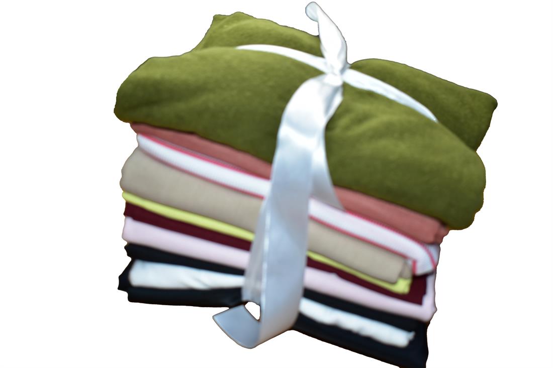 Mix Fabric Bundle Offer with 10Pcs Polyester Jersey