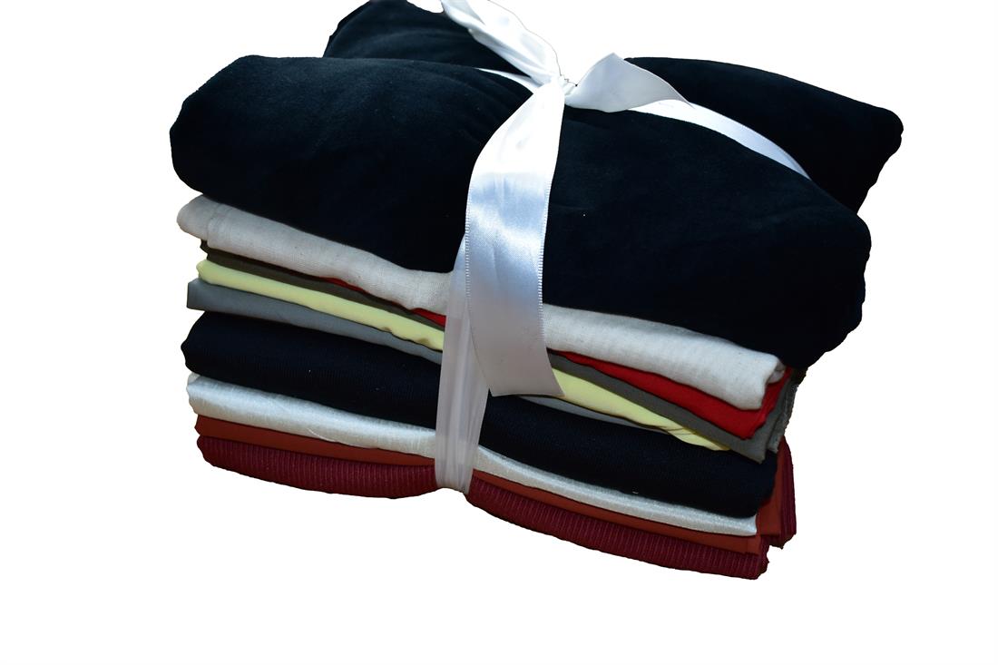 Mix Fabric Bundle Offer with 10Pcs Polyester Jersey