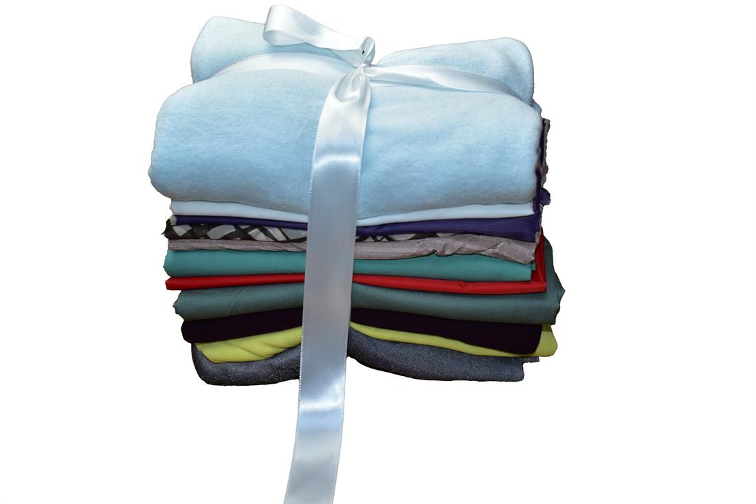Mix Fabric Bundle Offer with 10Pcs Polyester Jersey