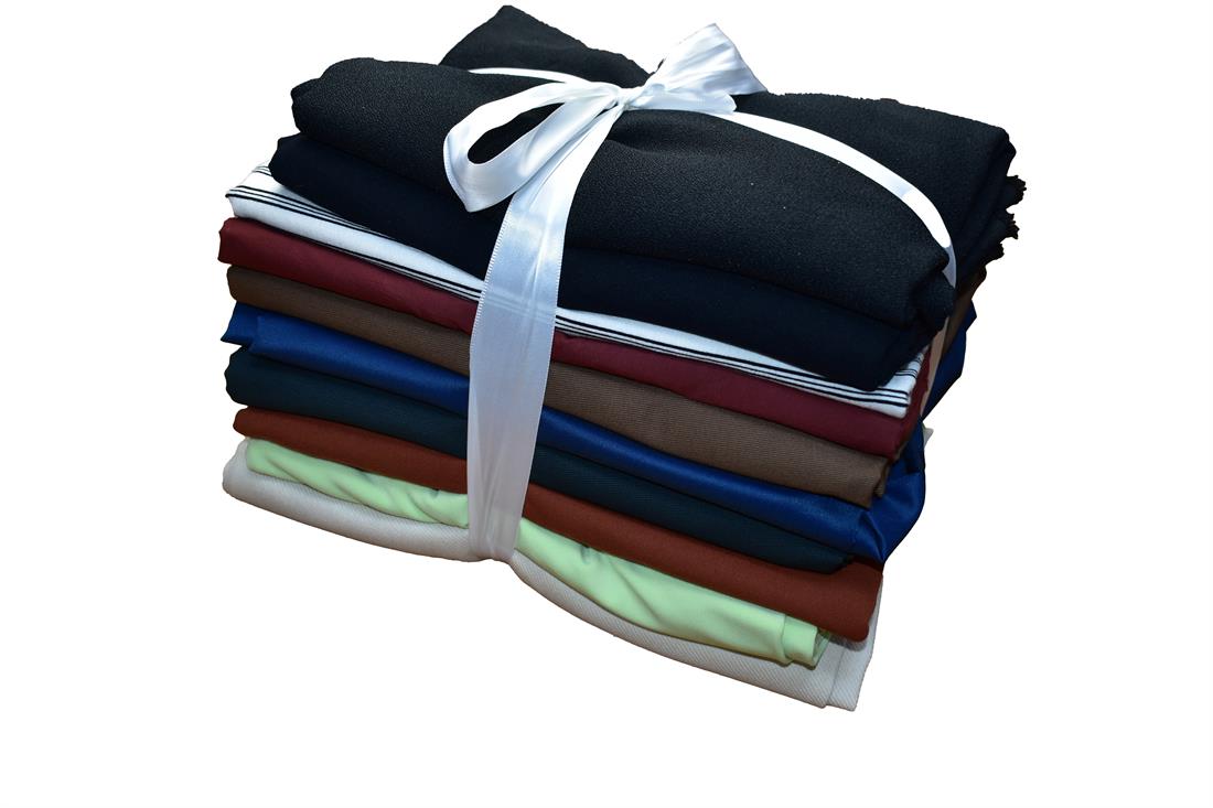 Mix Fabric Bundle Offer with 10Pcs Polyester Jersey