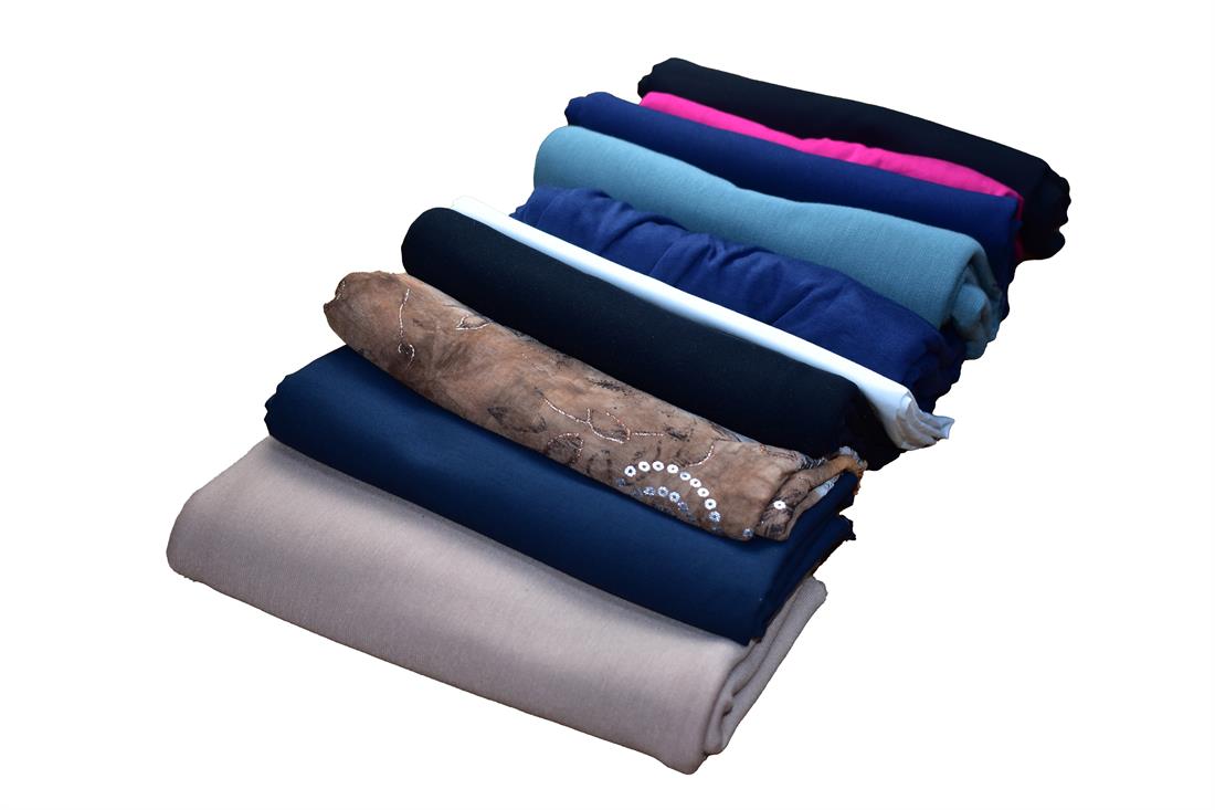 Mix Fabric Bundle Offer with 10Pcs Polyester Jersey