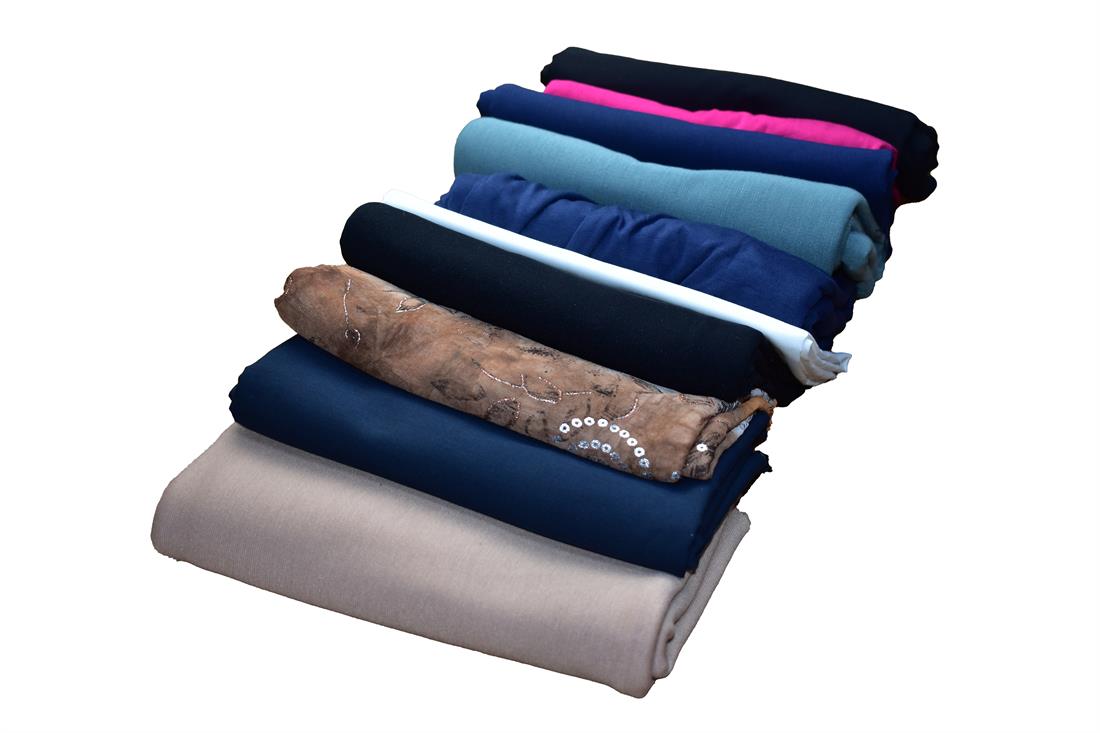 Mix Fabric Bundle Offer with 10Pcs Polyester Jersey