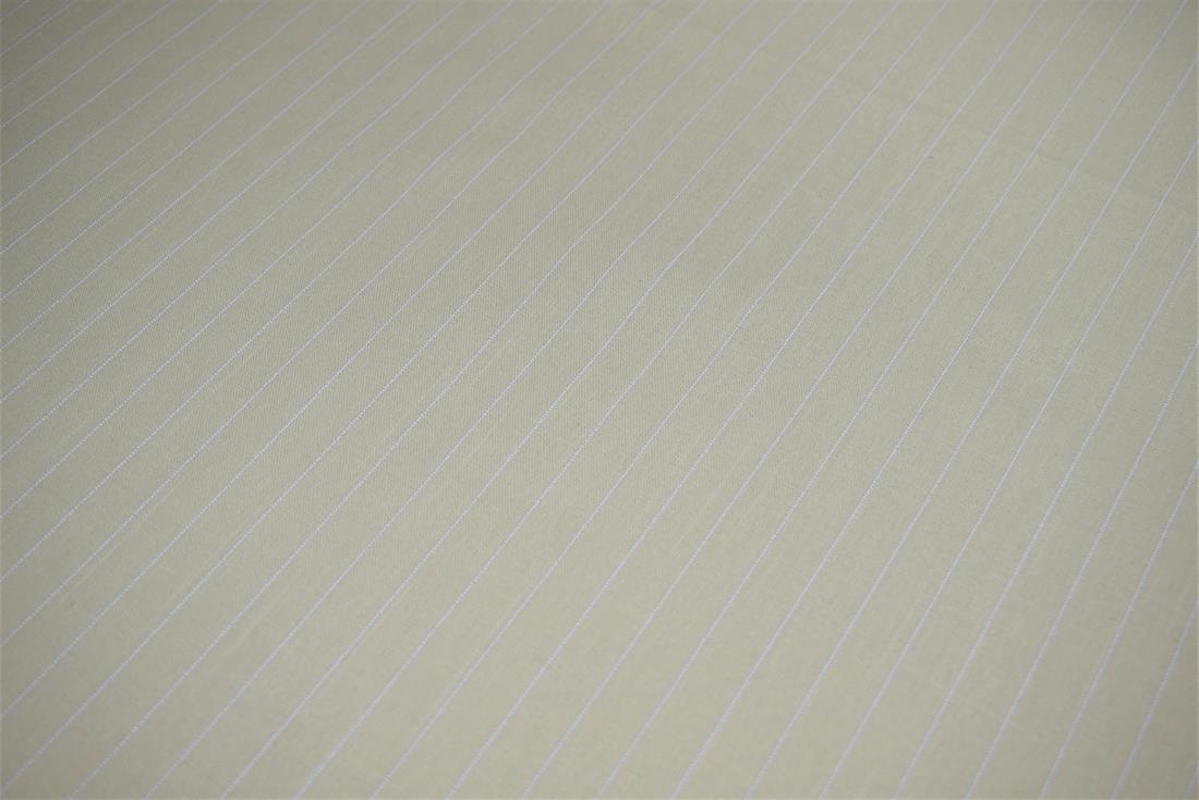 Cream Ticking Stripes 100% Cotton Canvas