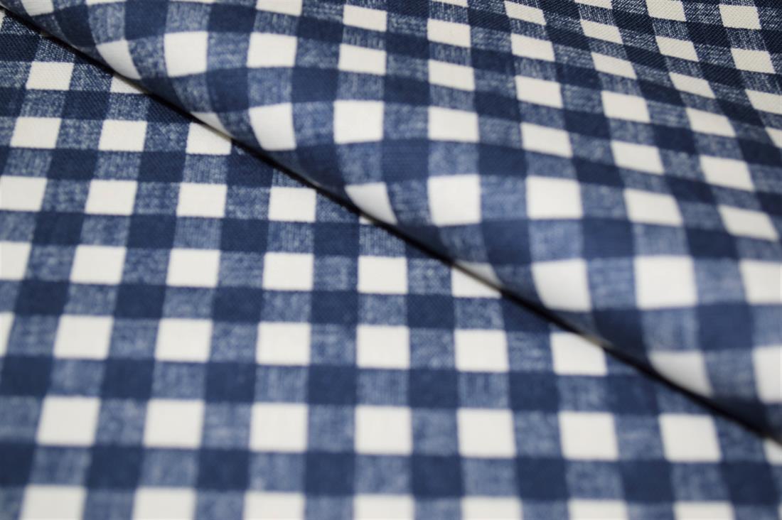 Gingham Prined 100% Canvas