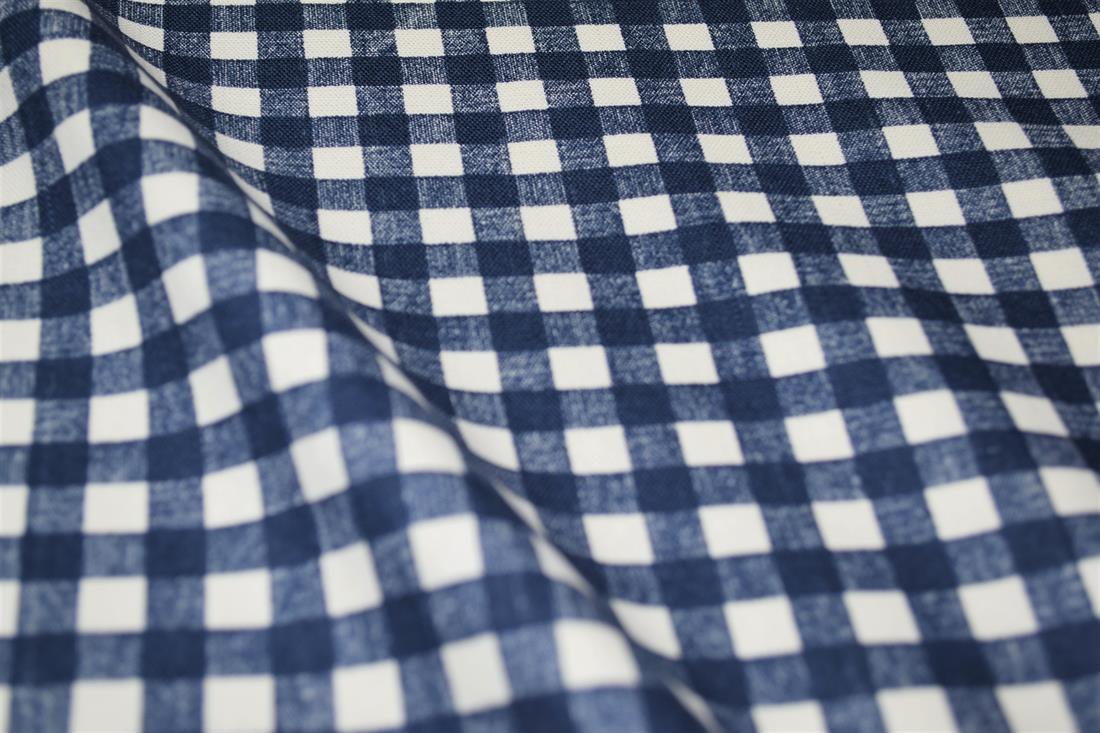 Gingham Prined 100% Canvas