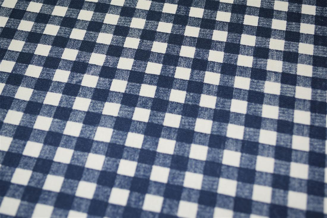 Gingham Prined 100% Canvas