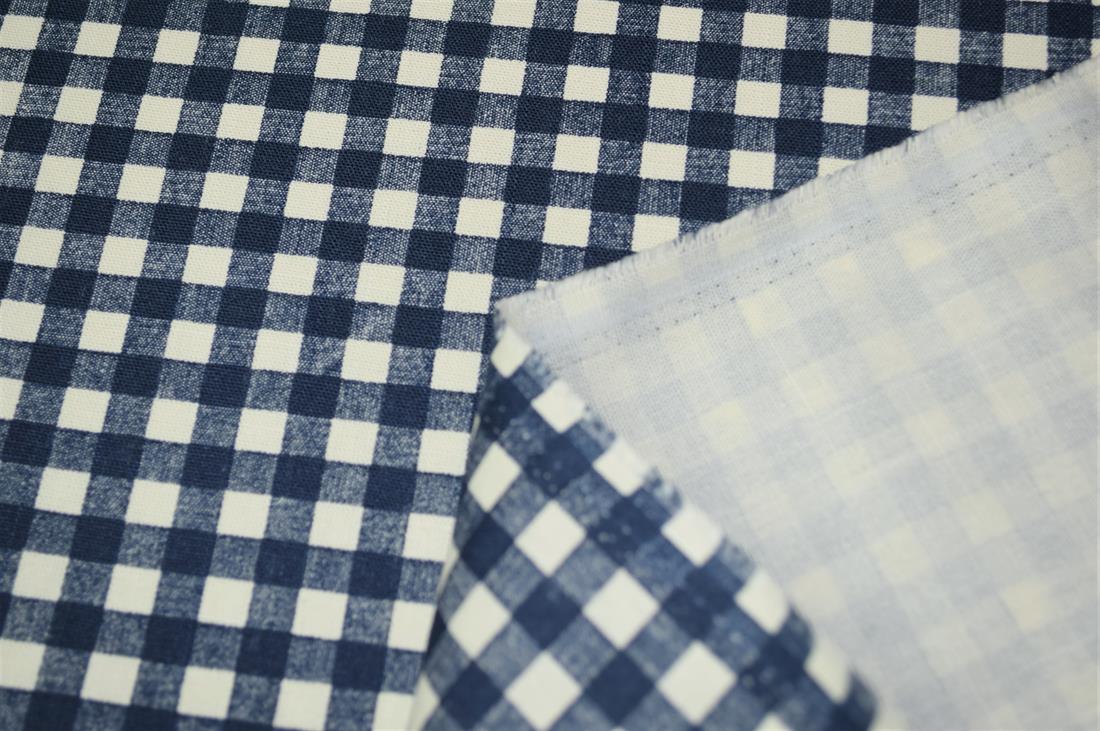 Gingham Prined 100% Canvas