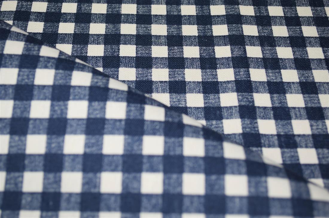Gingham Prined 100% Canvas