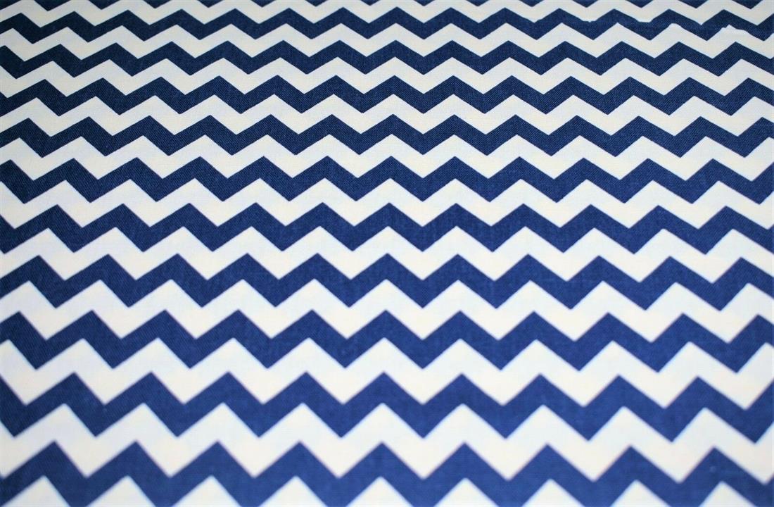 Zig Zag Print Canvas Fabric