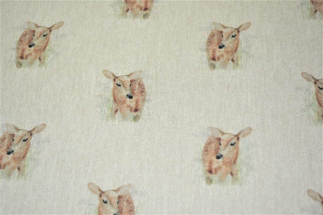 Natural Printed Digital Canvas Fabric