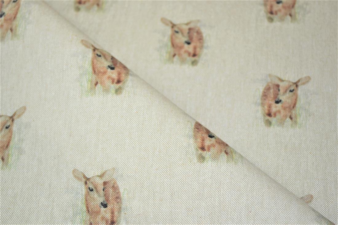 Natural Printed Digital Canvas Fabric