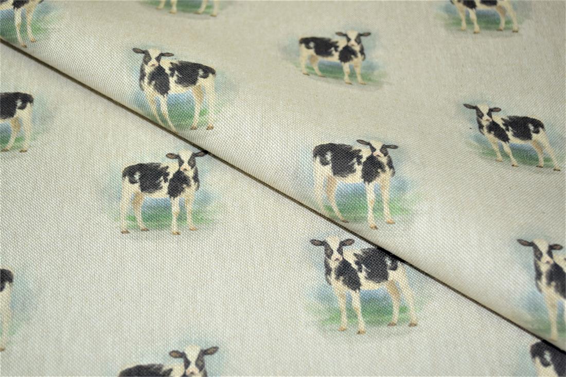 Natural Cow All Over Canvas