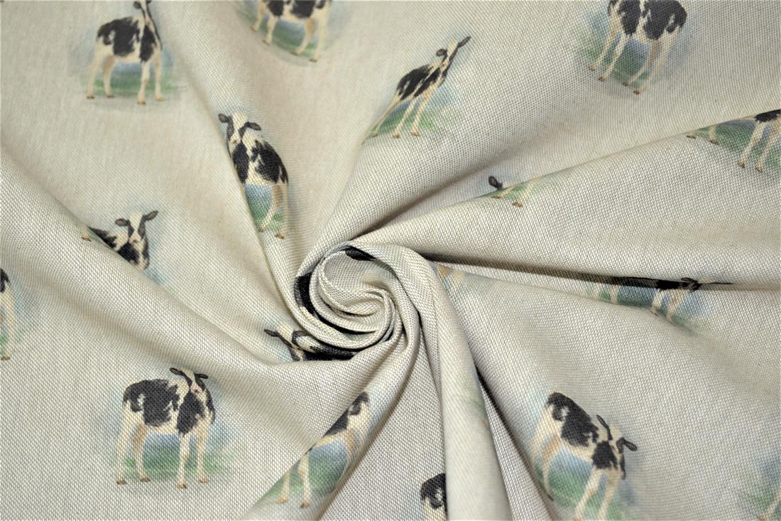 Natural Cow All Over Canvas