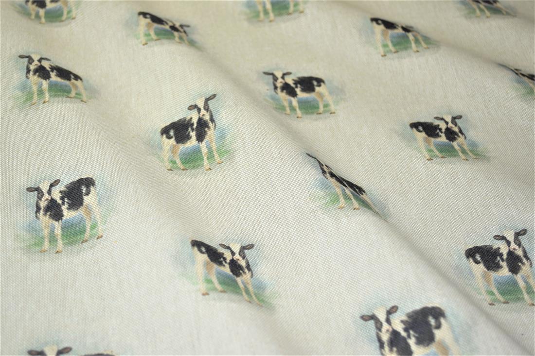 Natural Cow All Over Canvas