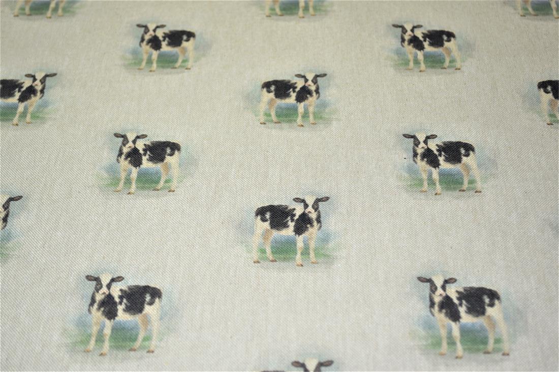 Natural Cow All Over Canvas