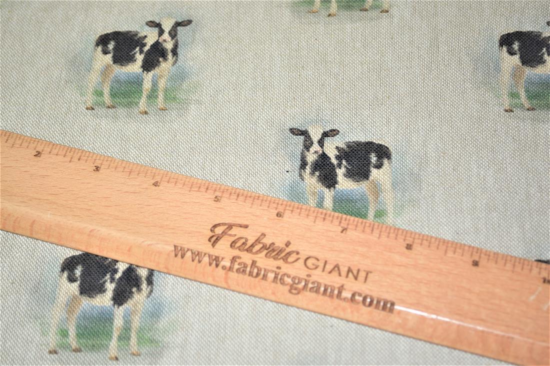 Natural Cow All Over Canvas