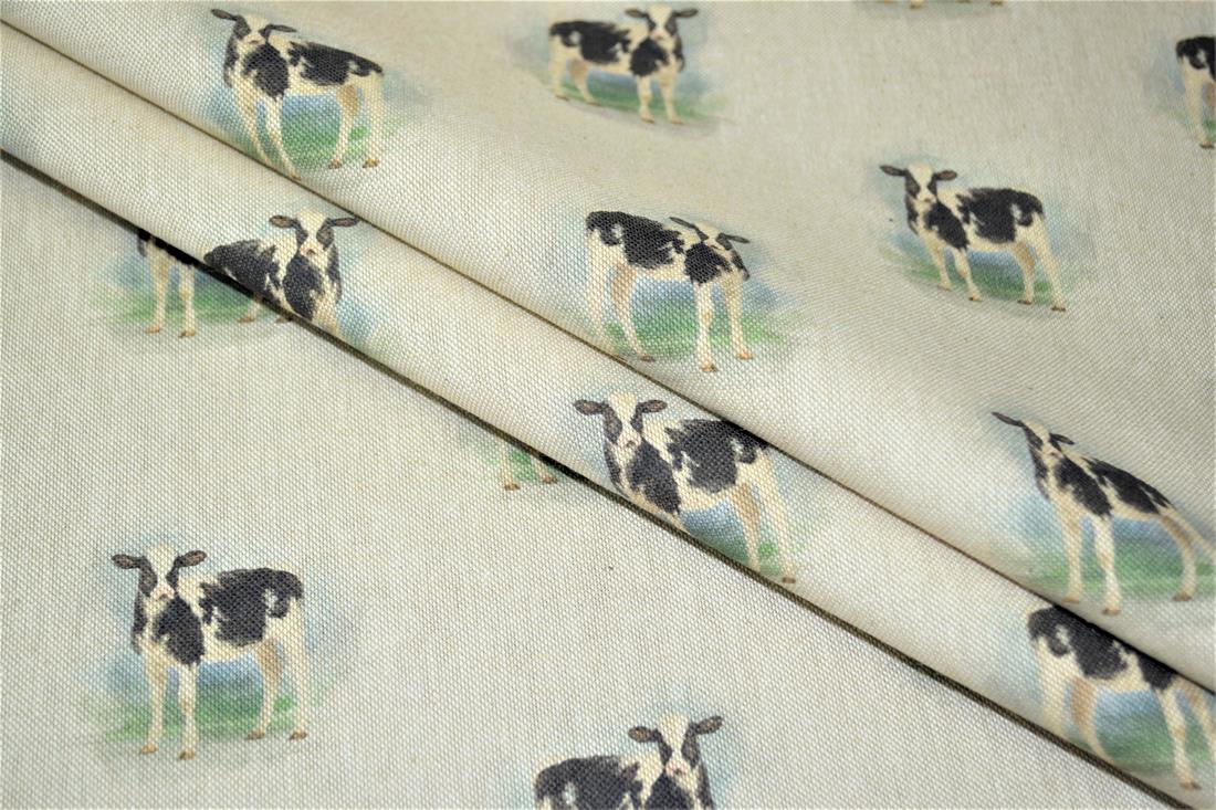 Natural Cow All Over Canvas
