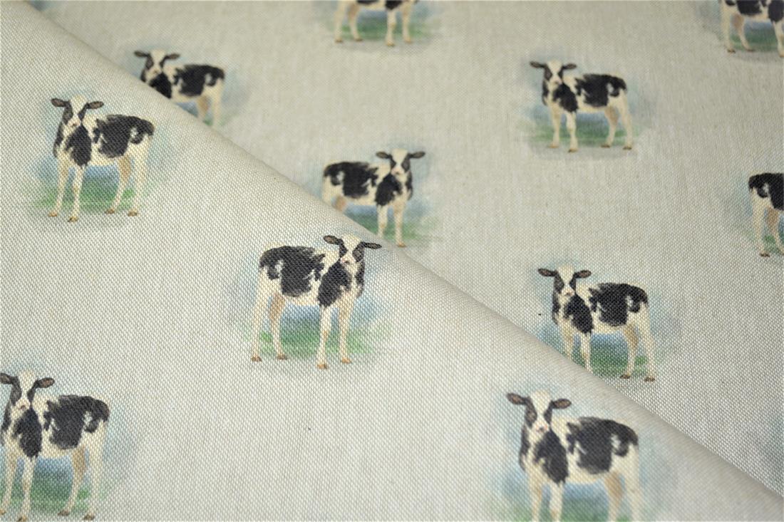 Natural Cow All Over Canvas