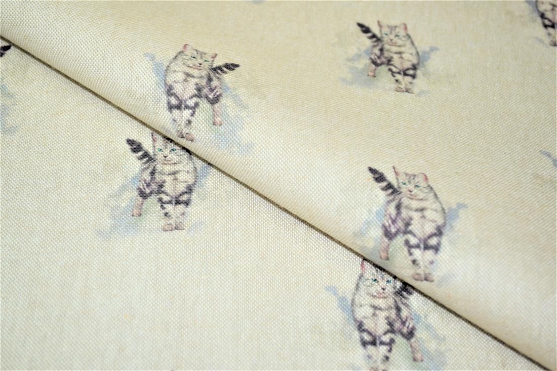 Natural Printed Digital Canvas Fabric