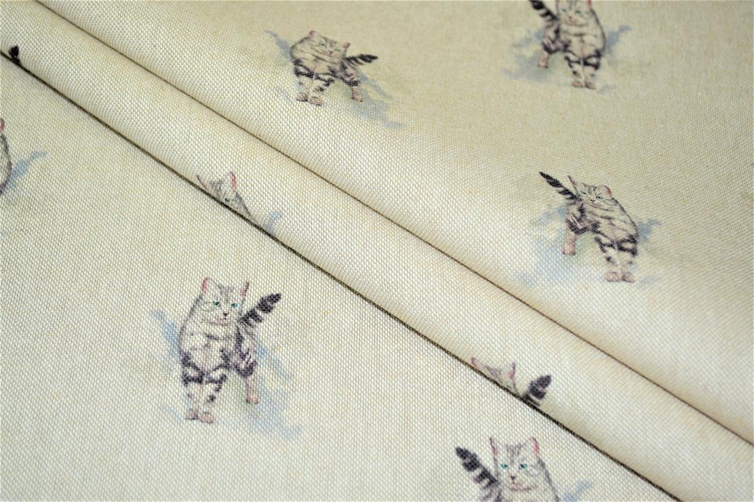 Natural Printed Digital Canvas Fabric