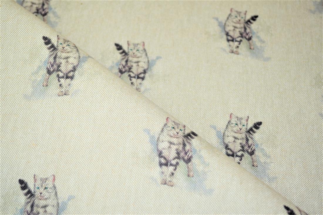 Natural Printed Digital Canvas Fabric