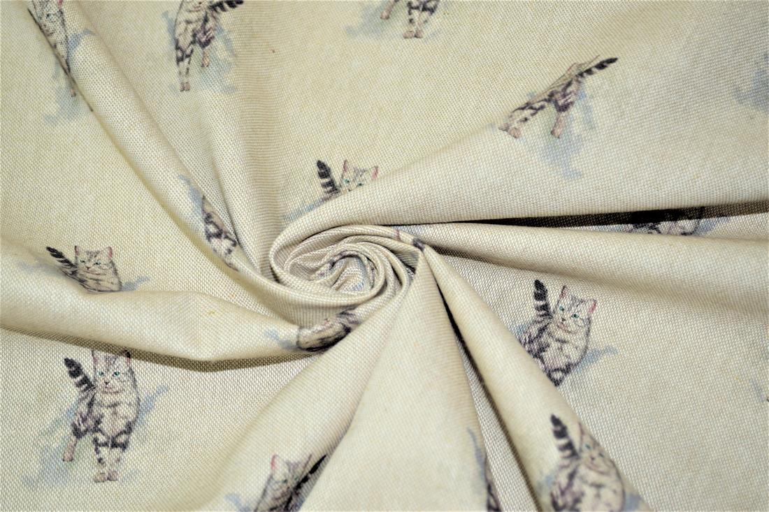 Natural Printed Digital Canvas Fabric