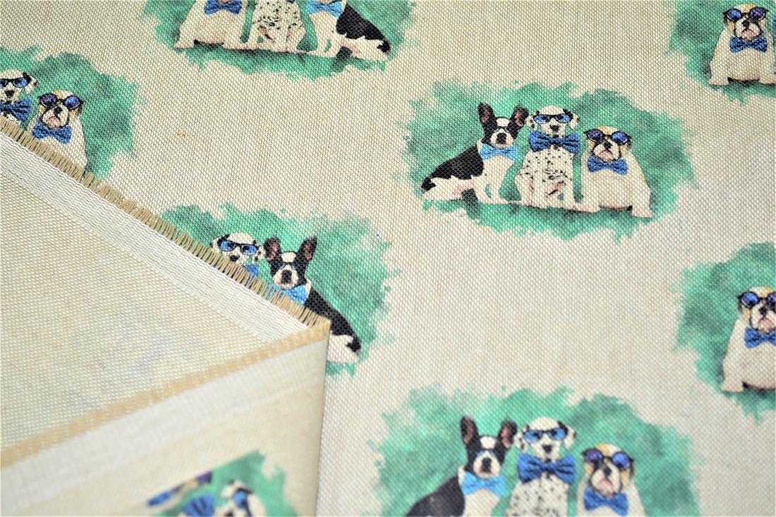Natural Printed Digital Canvas Fabric