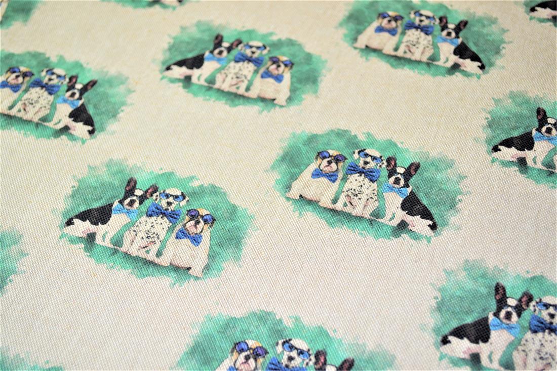 Natural Printed Digital Canvas Fabric