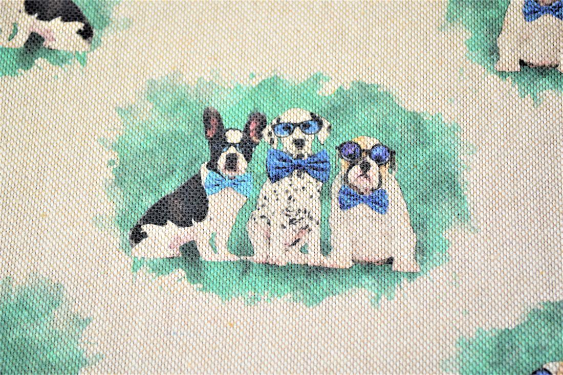 Natural Printed Digital Canvas Fabric