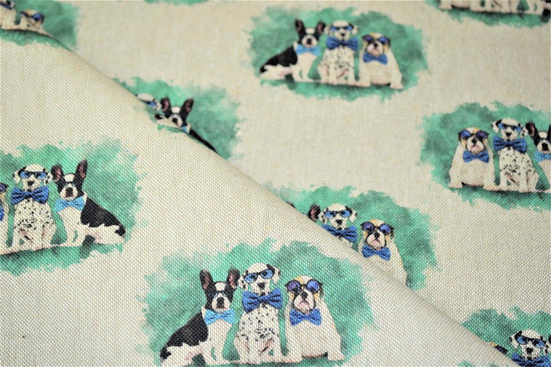 Natural Printed Digital Canvas Fabric