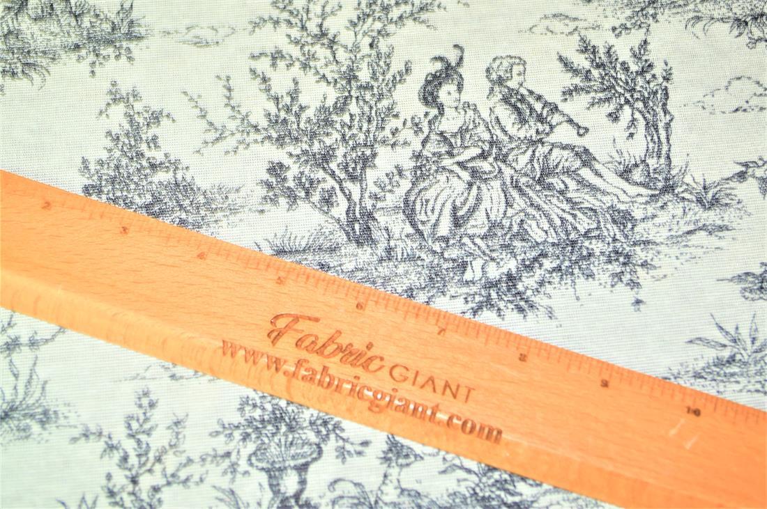 Toile Printed Digital Canvas Fabric