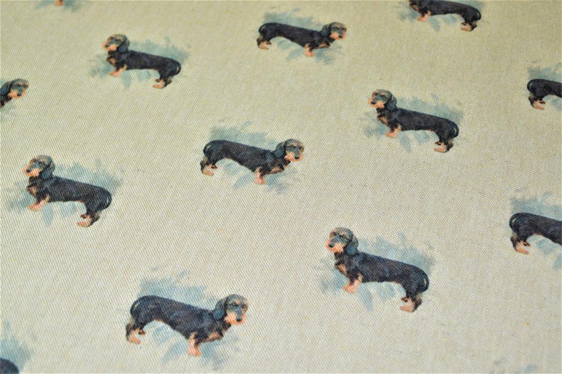 Natural Printed Digital Canvas Fabric